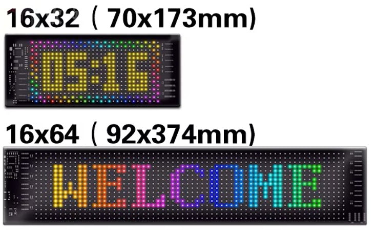 Letrero LED FLEXIBLE 17x7cm